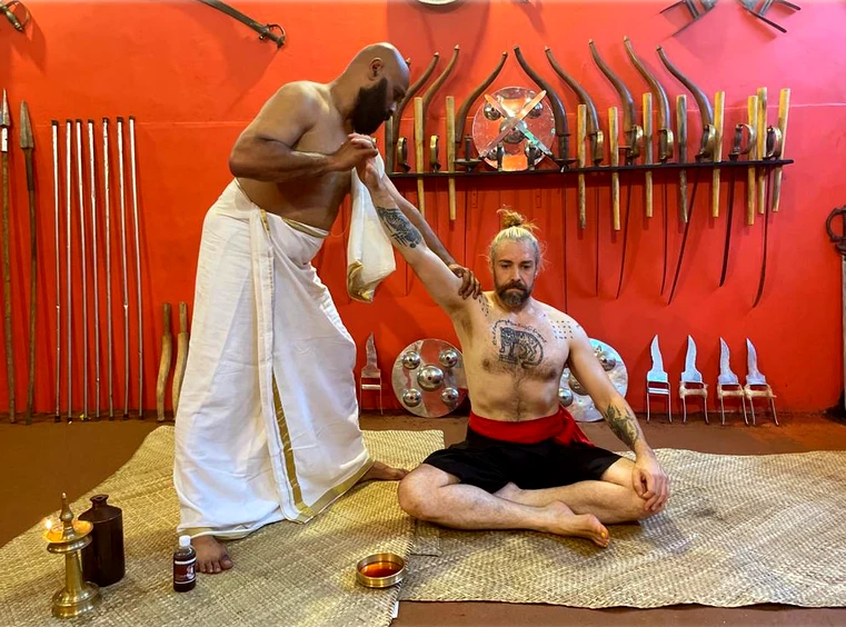 Kalari Marma Chikitsa at CVN Kalari